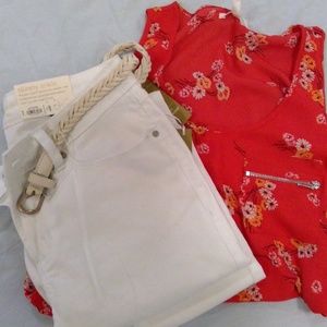 Lauren Conrad White Skinny Jeans